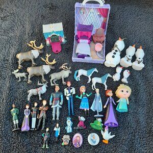 Frozen Figures and Sets Lot Elsa Olaf Kristoff